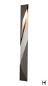 Hubbardton Forge Carbon Large Outdoor Sconce in Coastal Burnished Steel Finish Model: 302044-SKT-LFT-78