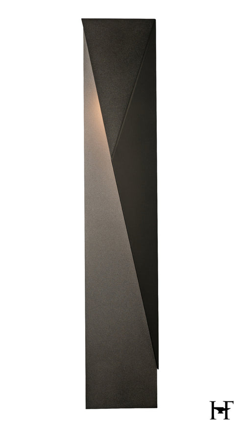 Hubbardton Forge Carbon Medium Outdoor Sconce in Coastal Oil Rubbed Bronze Finish Model: 302043-SKT-RGT-14