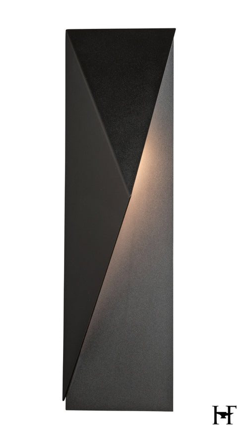 Hubbardton Forge Carbon Small Outdoor Sconce in Coastal Black Finish Model: 302042-SKT-LFT-80