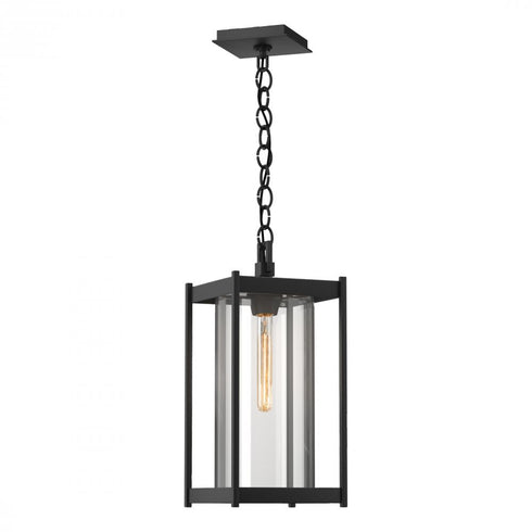 Hubbardton Forge Cela Large Outdoor Lantern in Coastal Oil Rubbed Bronze Finish Model: 362023-SKT-14-GG0731