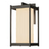 Hubbardton Forge Cela Large Outdoor Sconce in Coastal Oil Rubbed Bronze Finish Model: 302023-SKT-14-GG0731