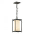 Hubbardton Forge Cela Medium Outdoor Lantern in Coastal Oil Rubbed Bronze Finish Model: 362021-SKT-14-GG0730