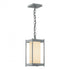 Hubbardton Forge Cela Medium Outdoor Lantern in Coastal Oil Rubbed Bronze Finish Model: 362021-SKT-14-GG0730