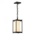 Hubbardton Forge Cela Medium Outdoor Lantern in Coastal Oil Rubbed Bronze Finish Model: 362021-SKT-14-GG0730