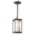 Hubbardton Forge Cela Medium Outdoor Lantern in Coastal Oil Rubbed Bronze Finish Model: 362021-SKT-14-GG0730