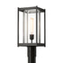Hubbardton Forge Cela Outdoor Post Light in Coastal Oil Rubbed Bronze Finish Model: 342021-SKT-14-GG0732