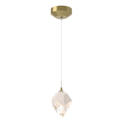 Hubbardton Forge Chrysalis 1 Light Small Pendant in White Finish Model: 161188-SKT-STND-02-BP0754