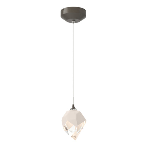 Hubbardton Forge Chrysalis 1 Light Small Pendant in White Finish Model: 161188-SKT-STND-02-BP0754