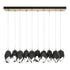 Hubbardton Forge Chrysalis 10 Light Large Crystal Pendant Model: 131144-SKT-STND-85-WP0755