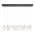 Hubbardton Forge Chrysalis 10 Light Small Crystal Pendant Model: 131143-SKT-STND-82-WP0754