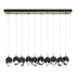 Hubbardton Forge Chrysalis 10 Light Small Crystal Pendant Model: 131143-SKT-STND-82-WP0754