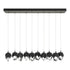 Hubbardton Forge Chrysalis 10 Light Small Crystal Pendant Model: 131143-SKT-STND-82-WP0754