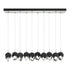 Hubbardton Forge Chrysalis 10 Light Small Crystal Pendant Model: 131143-SKT-STND-82-WP0754