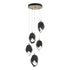 Hubbardton Forge Chrysalis 5 Light Large Crystal Pendant Model: 131138-SKT-STND-82-WP0755