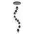 Hubbardton Forge Chrysalis 9 Light Large Crystal Pendant Model: 131141-SKT-LONG-20-BP0755