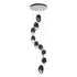 Hubbardton Forge Chrysalis 9 Light Large Crystal Pendant Model: 131141-SKT-LONG-20-BP0755