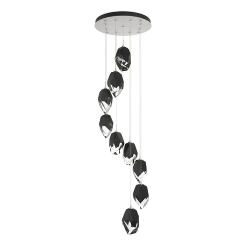 Hubbardton Forge Chrysalis 9 Light Large Crystal Pendant Model: 131141-SKT-STND-82-BP0755