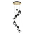 Hubbardton Forge Chrysalis 9 Light Mixed Crystal Pendant Model: 131142-SKT-STND-82-WP0756