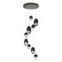 Hubbardton Forge Chrysalis 9 Light Mixed Crystal Pendant Model: 131142-SKT-STND-82-WP0756