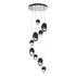 Hubbardton Forge Chrysalis 9 Light Mixed Crystal Pendant Model: 131142-SKT-STND-82-WP0756