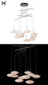 Hubbardton Forge Clouds 10 Light Mobile Pendant in Vintage Platinum Finish Model: 131157-SKT-STND-82-GS0818