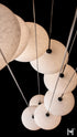 Hubbardton Forge Clouds 9 Light Pendant in Black Finish Model: 131147-SKT-STND-10-GS0818