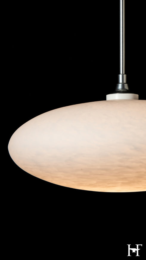 Hubbardton Forge Clouds Low Voltage Mini Pendant in Sterling Finish Model: 161190-SKT-STND-85-GS0818
