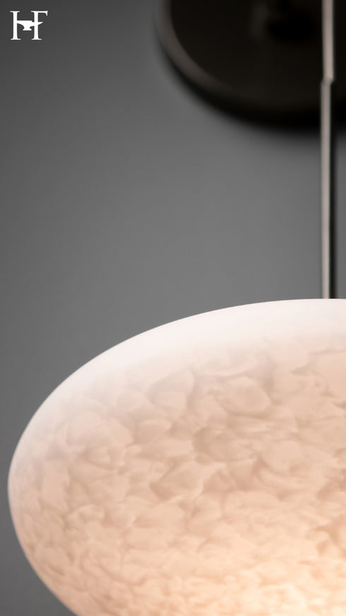 Hubbardton Forge Clouds Low Voltage Sconce in Dark Smoke Finish Model: 201399-SKT-07-GS0818