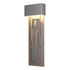 Hubbardton Forge Collage Large Dark Sky Friendly LED Outdoor Sconce in Coastal Oil Rubbed Bronze Finish Model: 302523-LED-14