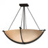Hubbardton Forge Compass Large Semi Flush Model: 124560-SKT-14-GG0054
