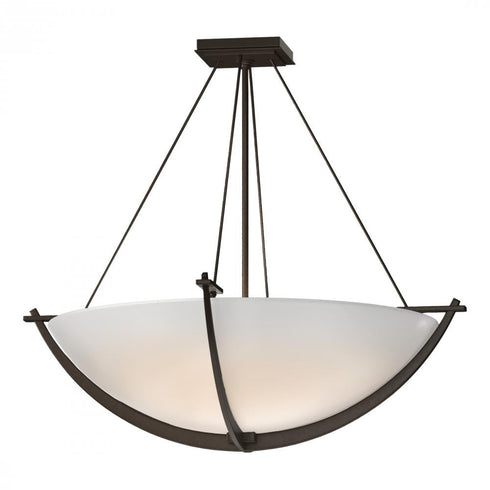 Hubbardton Forge Compass Large Semi Flush Model: 124560-SKT-25-SS0054