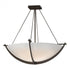 Hubbardton Forge Compass Large Semi Flush Model: 124560-SKT-25-SS0054