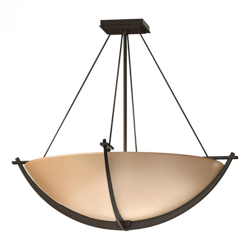 Hubbardton Forge Compass Large Semi Flush Model: 124560-SKT-25-SS0054