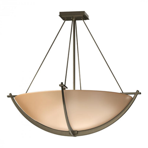 Hubbardton Forge Compass Large Semi Flush Model: 124560-SKT-25-SS0054