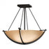 Hubbardton Forge Compass Small Semi Flush Model: 124555-SKT-14-GG0020