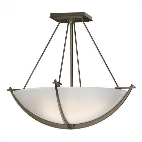 Hubbardton Forge Compass Small Semi Flush Model: 124555-SKT-25-SS0020