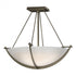 Hubbardton Forge Compass Small Semi Flush Model: 124555-SKT-25-SS0020