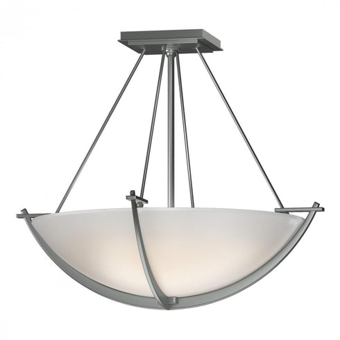 Hubbardton Forge Compass Small Semi Flush Model: 124555-SKT-25-SS0020