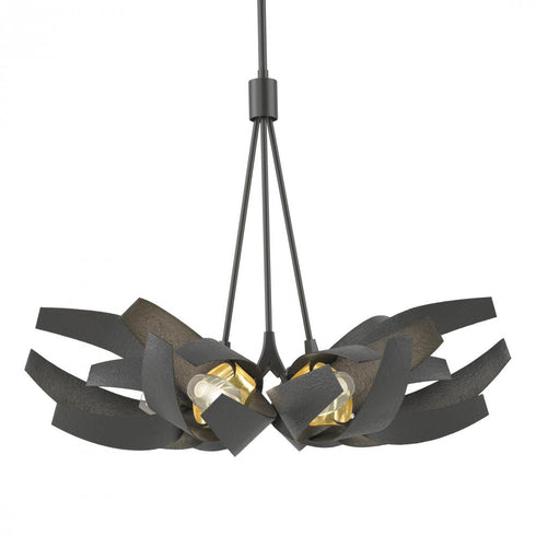Hubbardton Forge Corona Brass Accent Pendant Model: 136502-SKT-MULT-05-BR-YE0352