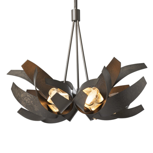 Hubbardton Forge Corona Brass Accent Pendant Model: 136502-SKT-MULT-05-BR-YE0352