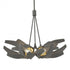 Hubbardton Forge Corona Brass Accent Pendant Model: 136502-SKT-MULT-05-BR-YE0352