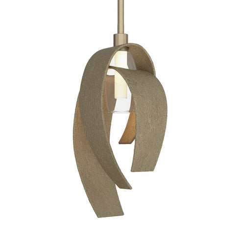 Hubbardton Forge Corona Large Mini Pendant in Bronze Finish Model: 186530-SKT-MULT-05-YE0377