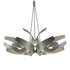 Hubbardton Forge Corona Large Pendant Model: 136505-SKT-MULT-14-YE0377