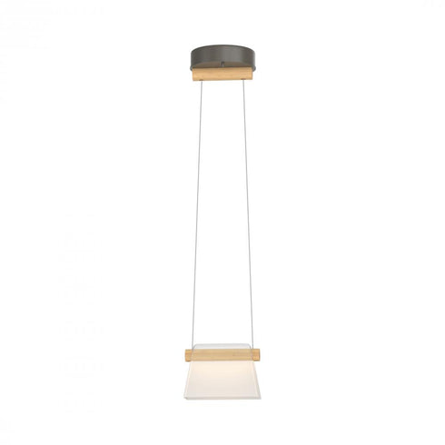 Hubbardton Forge Cow Bell Cowbell LED Mini Pendant in Bronze Finish Model: 151060-LED-STND-05-WD-YE0560