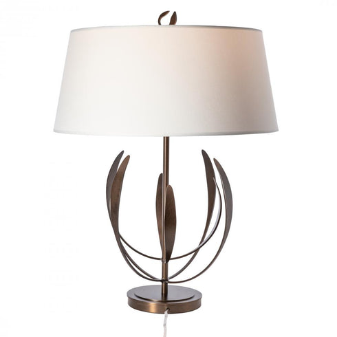 Hubbardton Forge Dahlia Table Lamp in Bronze Finish Model: 272105-SKT-05-SF2210