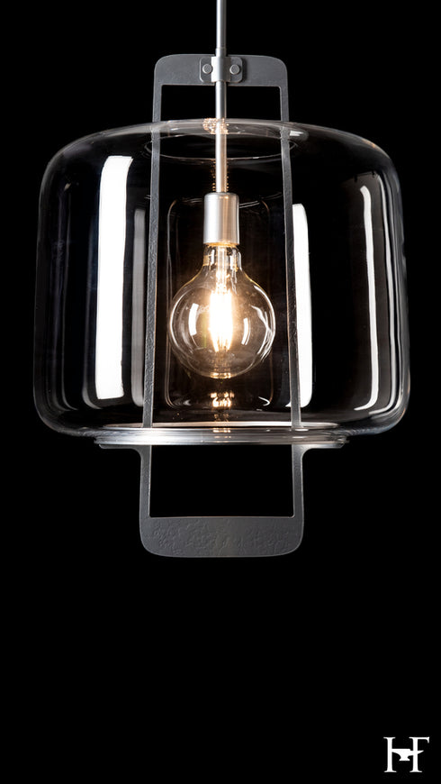 Hubbardton Forge Dane Lantern in Sterling Finish Model: 187465-SKT-MULT-85-ZM0839