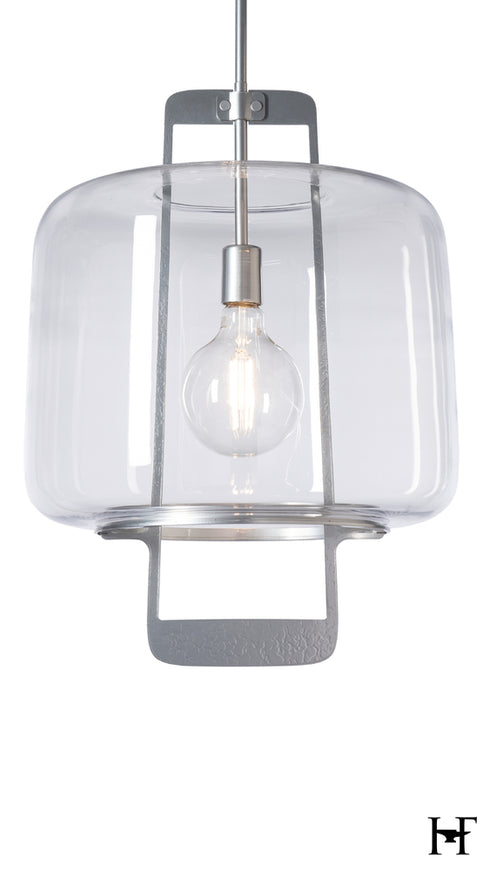 Hubbardton Forge Dane Lantern in Sterling Finish Model: 187465-SKT-MULT-85-ZM0839
