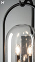 Hubbardton Forge Davis Large Outdoor Sconce in Coastal Black Finish Model: 305213-SKT-80-II0826
