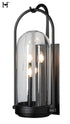 Hubbardton Forge Davis Large Outdoor Sconce in Coastal Black Finish Model: 305213-SKT-80-II0826