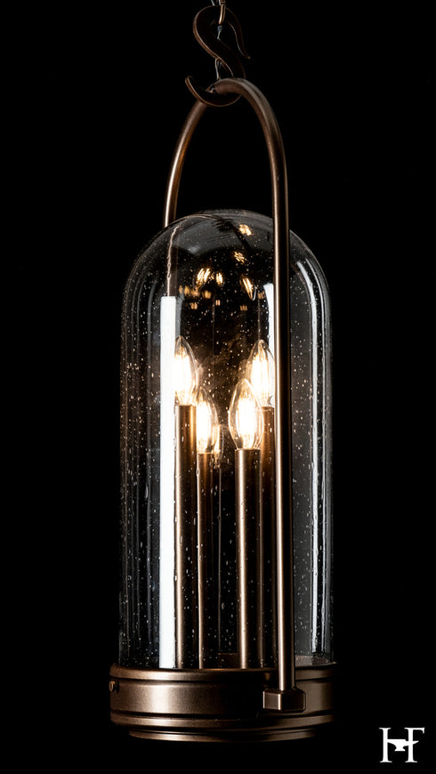 Hubbardton Forge Davis Outdoor Lantern in Coastal Bronze Finish Model: 365213-SKT-75-II0826